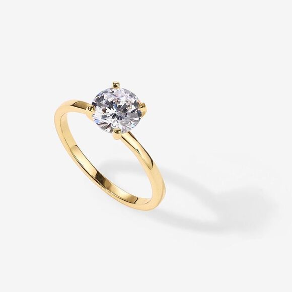 New Pavoi Open Your Heart Engagement Ring Size 6 - Picture 1 of 8